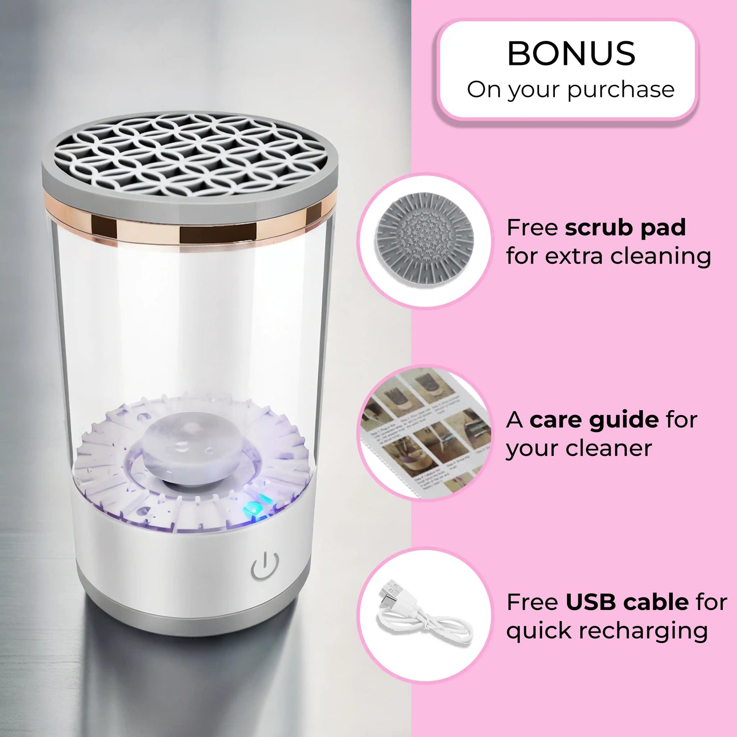 Electric Makeup Brush Cleaner Machine