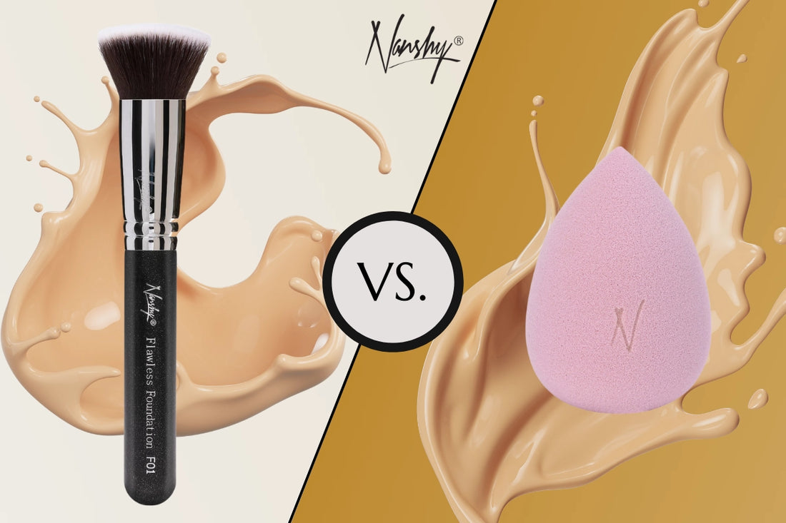 A comparison between brushes and sponges